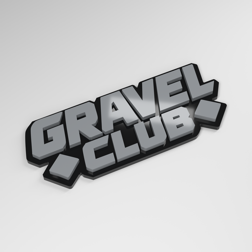 Insignia de Coche de Acrílico 3D Gravel Club_1