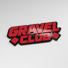 Insignia de Coche de Acrílico 3D Gravel Club_3