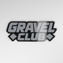 Insignia de Coche de Acrílico 3D Gravel Club_4