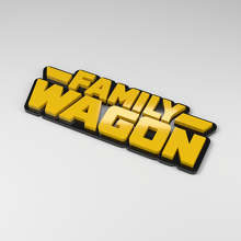 Insignia de Coche Acrílica 3D Family Wagon_2