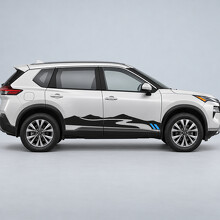 Pegatina de vinilo para la puerta lateral Ridge Road para Nissan Rogue SV AWD T33 2021–2023_2