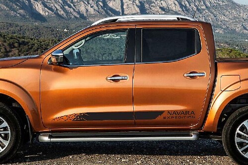 Kit de adhesivos laterales de vinilo con franjas de montaña Navara Expedition para Nissan Navara Expedition 2016