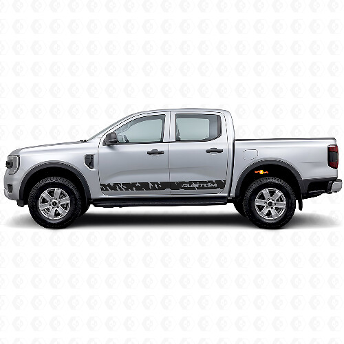 Vinilo de Tira Lateral Desgastada para Musclecar Ranger