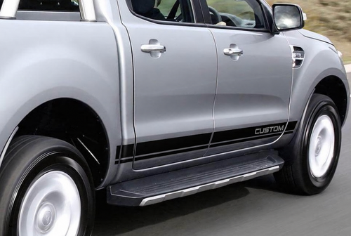 Vinilo adhesivo personalizado para panel lateral inferior de la carrocería para Ford Ranger 2011-2015