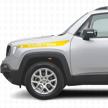 Kit de Vinilos de Rayas Personalizadas para Guardabarros Delantero para Jeep Renegade_5