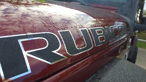 Kit de vinilos adhesivos con letras Rubicon para capó de Jeep Rubicon  
