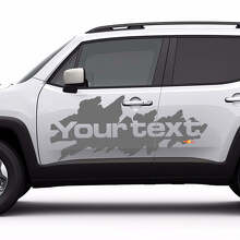 Calcomanías laterales de vinilo para salpicaduras de barro para Jeep Renegade_2