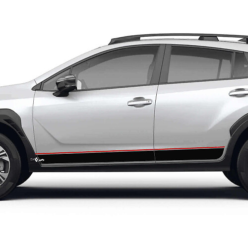 Kit de Calcomanías de Vinilo para Paneles Laterales Rectos para Subaru Crosstrek