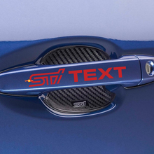 STI STI Auto Door Many Bar Calcomanía CHAPEL PELQUETA DE CAR DE VINILO PARA SUBARU
 3