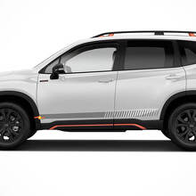 Kit de adhesivos de vinilo con franjas laterales para Subaru Forester_2