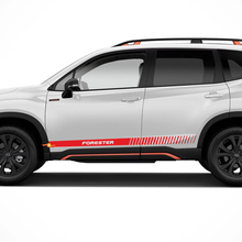 2X Suba FORESTER falda lateral rayas vinilo cuerpo calcomanía pegatina gráficos emblema logo 3