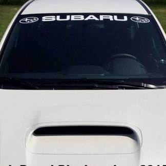 Subaru parabrisas pegatina Banner calcomanía vinilo Rally ventana gráfico WRX STI
