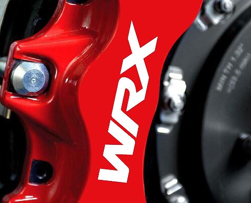 8 X WRX Suba Brake Caliper Calcomanías Pegatinas Gráficos Vinilo Emblema Logo