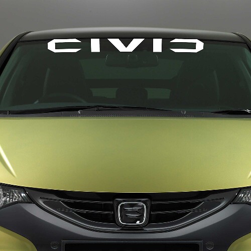 Vinilo adhesivo para parabrisas para Honda Civic