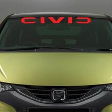 Vinilo adhesivo para parabrisas para Honda Civic_3