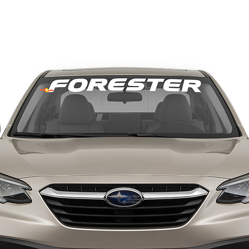 Pegatina de calcomanía de vinilo de banner de parabrisas Fit a Suba Forester
