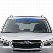 Vinilo adhesivo de letras personalizadas para parabrisas para Subaru Forester_2