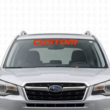 Vinilo adhesivo de letras personalizadas para parabrisas para Subaru Forester_3
