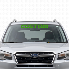 Vinilo adhesivo de letras personalizadas para parabrisas para Subaru Forester_4