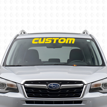 Vinilo adhesivo de letras personalizadas para parabrisas para Subaru Forester_5