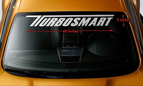 Vinilo adhesivo para parabrisas estilo Turbosmart