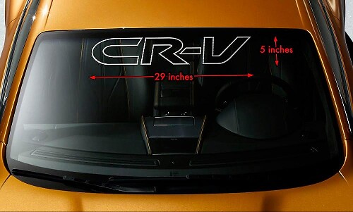 Vinilo adhesivo banner para parabrisas CR-V Outline para Honda