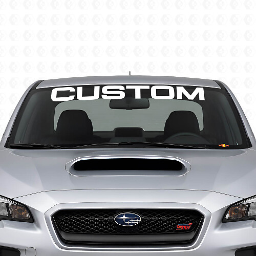 Vinilo de calcomanía para banda personalizada de parabrisas para Subaru Impreza