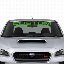 Vinilo de calcomanía para banda personalizada de parabrisas para Subaru Impreza_3