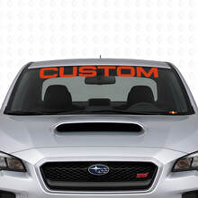Vinilo de calcomanía para banda personalizada de parabrisas para Subaru Impreza_4