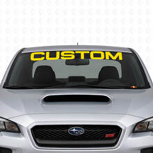 Vinilo de calcomanía para banda personalizada de parabrisas para Subaru Impreza_5