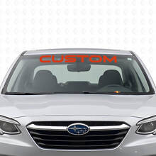 Vinilo adhesivo de letras personalizadas para banda de parabrisas para Subaru Legacy_4