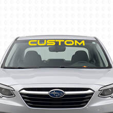 Vinilo adhesivo de letras personalizadas para banda de parabrisas para Subaru Legacy_5