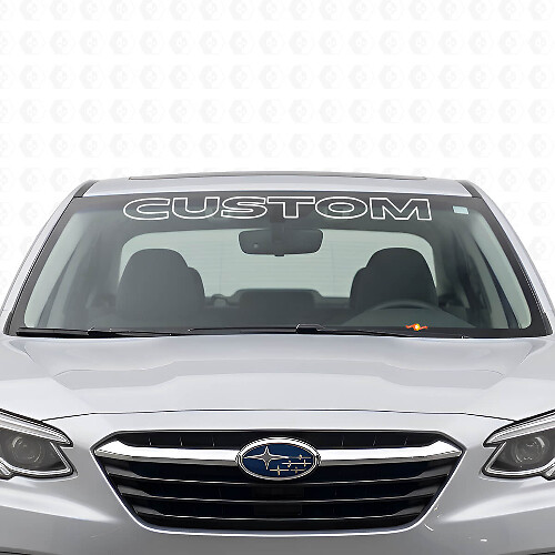Vinilo adhesivo de letras personalizadas para parabrisas para Subaru Legacy
