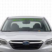 Vinilo adhesivo de letras personalizadas para parabrisas para Subaru Legacy_3