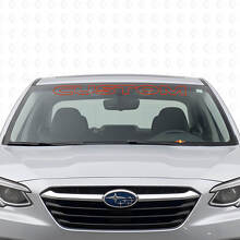 Vinilo adhesivo de letras personalizadas para parabrisas para Subaru Legacy_4