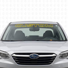 Vinilo adhesivo de letras personalizadas para parabrisas para Subaru Legacy_5