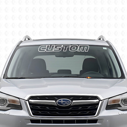 Vinilo de Letras Personalizadas para Parabrisas para Subaru Forester
