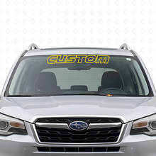 Vinilo de Letras Personalizadas para Parabrisas para Subaru Forester_5