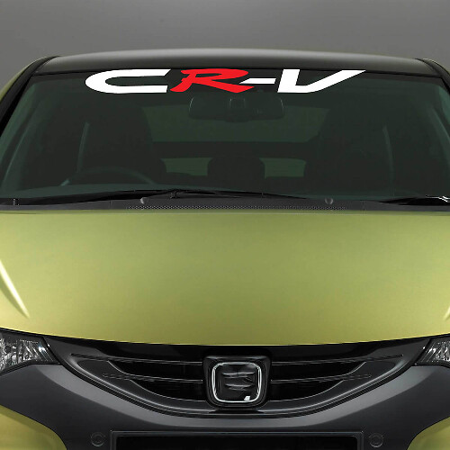 Vinilo adhesivo para parabrisas con logotipo CR-V para Honda CR-V