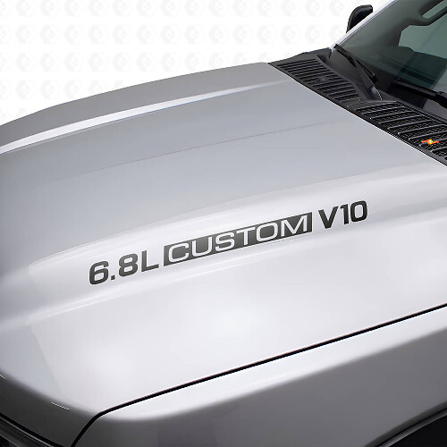 Vinilos adhesivos para capó personalizados V10 6.8L para Musclecar F-250/350 Super Duty Excursion