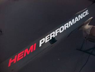 HEMI PERFORMANCE Calcomanía de capó Dodge Ram 1500 Camión Calcomanías de capó emblema 2015 5.7L V8 Hemi V8 1500 2500 2013 2012 2011 2010 - 2020