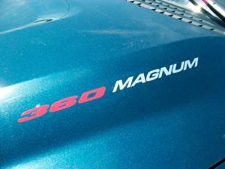 360 MAGNUM - DECALS Sticker Hood Fender Tailgate emblema estilo logo Dodge Ram