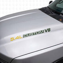 Vinilos adhesivos personalizados para capó V8 5.4L para Musclecar F250/350 Expedition_10