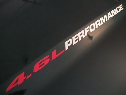 Vinilos adhesivos para capó 4.6L de alto rendimiento para Musclecar Musclecarmodel Camión