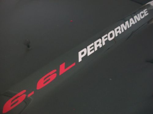 Calcomanías de vinilo para capó de alto rendimiento 6.6L para Chevy Silverado 2500 3500 HD Duramax