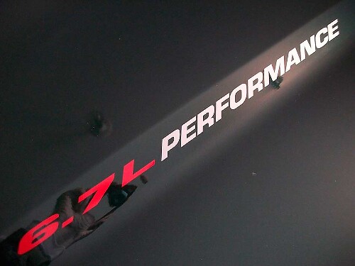 Pegatinas de rendimiento para capó 6.7L para Musclecar F250 F350 Turbo Diesel