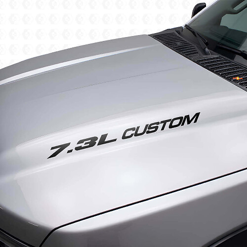 Juego de adhesivos de vinilo personalizados para capó 7.3L para camión Musclecar F250 F350