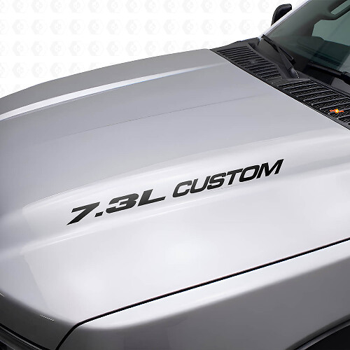 Nuevo 7.3L POWERSTROKE Hood pegatina emblema estilo calcomanía Musclecar F250 F350 Turbo Diesel
