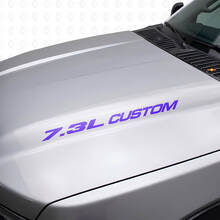 Nuevo 7.3L POWERSTROKE Hood pegatina emblema estilo calcomanía Musclecar F250 F350 Turbo Diesel
_2