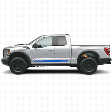 Kit de calcomanías de vinilo de franja lateral personalizada para Musclecar Power Truck SVT 2017_2